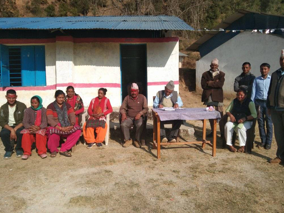 बैतडी : तडीगाउँस्थित बासुदेव आधारभूत विद्यालयको अध्यक्षमा भट्ट चयन 